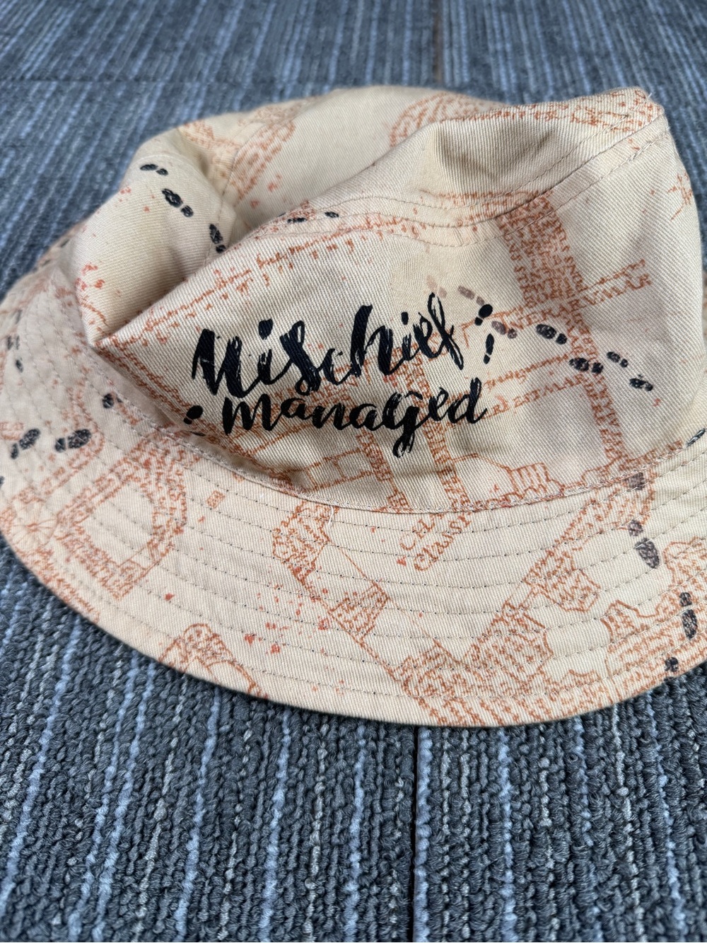 Atlanta Braves/Harry Potter Collab Marauder’s Map Reversible Bucket Hat